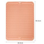 TPR verdickte Thermal Pad Wave Pattern Drain Anti-Rutsch-Matte, Khaki Pink, Khaki Gray, Khaki Blue – Bild 2