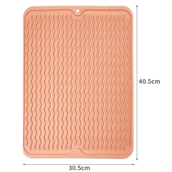 TPR verdickte Thermal Pad Wave Pattern Drain Anti-Rutsch-Matte, Khaki Pink, Khaki Gray, Khaki Blue – Bild 2