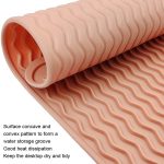 TPR verdickte Thermal Pad Wave Pattern Drain Anti-Rutsch-Matte, Khaki Pink, Khaki Gray, Khaki Blue – Bild 3