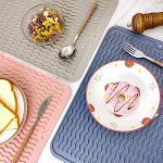 TPR verdickte Thermal Pad Wave Pattern Drain Anti-Rutsch-Matte, Khaki Pink, Khaki Gray, Khaki Blue – Bild 4