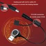 Intelligentes thermostatisches Heizkissen mit USB-Aufladung, Black – Bild 3