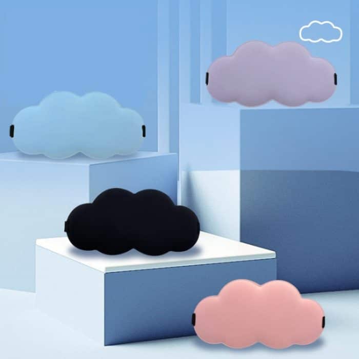 3D-Wolken-Augenmaske, Eisseide, langsamer Rückprall, Memory-Schaum, Schlafkomfort-Augenmaske, Cloud  Black, Cloud  Pink, Cloud Blue, Cloud Purple, Cloud  Green – Bild 6