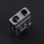 KS007A Pfeife aus Titanlegierung, Doppelrohr-Hochfrequenz-Überlebenspfeife, KS007A Sandblast, KS007A Stonewash – Bild 3