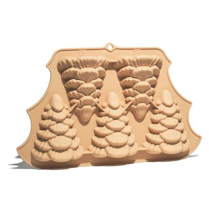 FF2569 Weihnachtssimulation Weihnachtsbaumform Kuchenform Backwerkzeug, Stil:, 5 Even Light Gold, 5 Even Green, 6 Even Christmas Tree