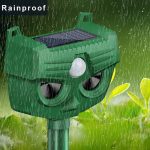 RC-543 Outdoor-Solar-Hundeabwehr-Infrarot-Ultraschall-Tier-Vogel-Repeller – Bild 5