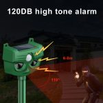 RC-543 Outdoor-Solar-Hundeabwehr-Infrarot-Ultraschall-Tier-Vogel-Repeller – Bild 6