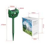 RC-543 Outdoor-Solar-Hundeabwehr-Infrarot-Ultraschall-Tier-Vogel-Repeller – Bild 8