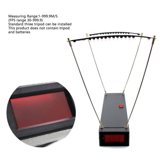 AL-107 Skywalter Slingshot Geschwindigkeitsmessung Mündungsgeschwindigkeitsmesser – Bild 4