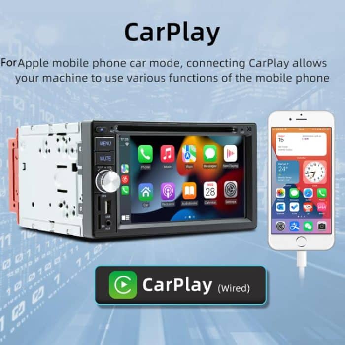 6,2 Zoll Bluetooth AUX Handy-Verbindung USB-Schnittstelle Auto DVD – Bild 6