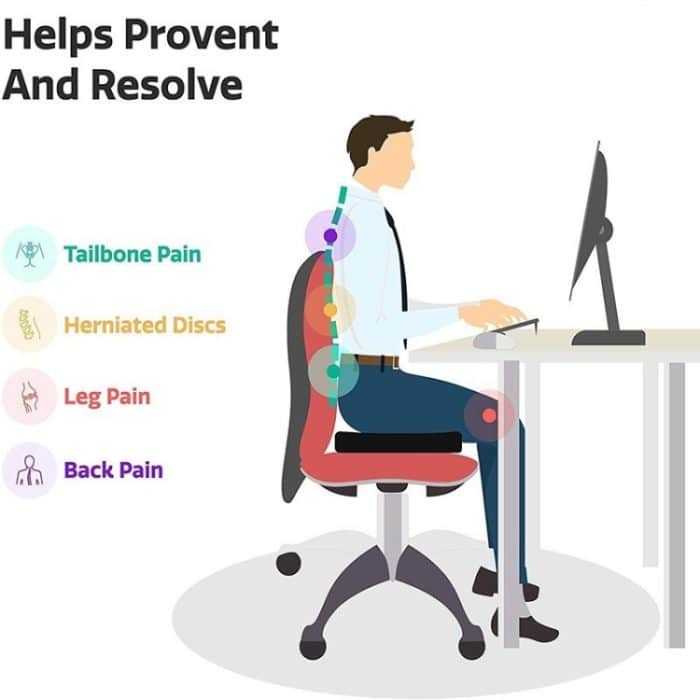 Büro-Gelkissen, Schönheits-Gesäß-Anti-Hämorrhoiden-Kissen, Gel Cushion (Super Soft Cloth Black), Gel Cushion (Super Soft Cloth Gray), Gel Cushion (Super Soft Cloth Purple), Gel Cushion (Super Soft Cloth Rose Red), Gel Cushion (Super Soft Cloth Blue)... – Bild 4