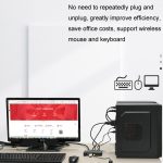 FJGEAR FJ-HK201A 60Hz HD Audio und Video HDMI zu KVM Umschalter – Bild 6