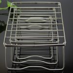 Tragbarer Mini-Klappgrill für den Außenbereich, Ofenkopfhalterung aus Edelstahl 304, Größe:, 17x15.5x9.5cm, 23x19.5x11cm, 27.5x23.5x13cm – Bild 2