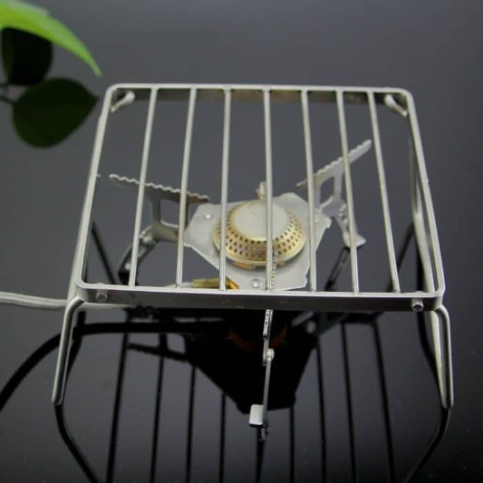 Tragbarer Mini-Klappgrill für den Außenbereich, Ofenkopfhalterung aus Edelstahl 304, Größe:, 17x15.5x9.5cm, 23x19.5x11cm, 27.5x23.5x13cm – Bild 4