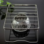 Tragbarer Mini-Klappgrill für den Außenbereich, Ofenkopfhalterung aus Edelstahl 304, Größe:, 17x15.5x9.5cm, 23x19.5x11cm, 27.5x23.5x13cm – Bild 5