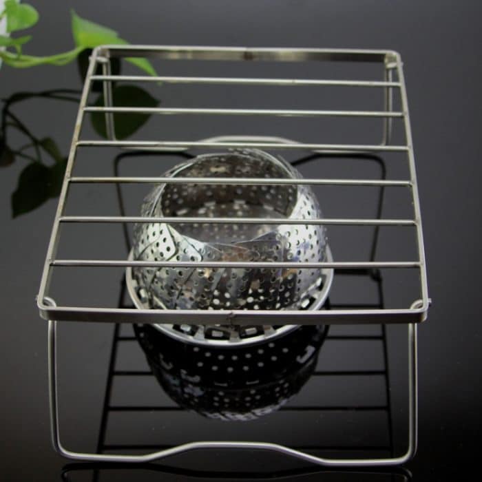 Tragbarer Mini-Klappgrill für den Außenbereich, Ofenkopfhalterung aus Edelstahl 304, Größe:, 17x15.5x9.5cm, 23x19.5x11cm, 27.5x23.5x13cm – Bild 5