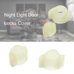 3PCS Nachtlicht Türschlösser Abdeckung Verdickte Weiche Anti-Kollision Pad Haus Türschloss Schutzhülle, 3PCS Transparent – Bild 2