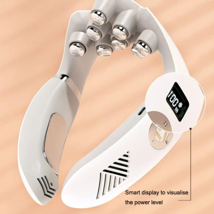 CW1 Elektrisches, intelligentes Puls-Peck-Schutz-Peck-Massagegerät für den Haushalt, with 8 Massage Heads – Bild 3