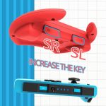 Für Nintendo Switch IPLAY HBS-412 Gamepad Lenkrad Gamepad Zubehör, Red Blue – Bild 4