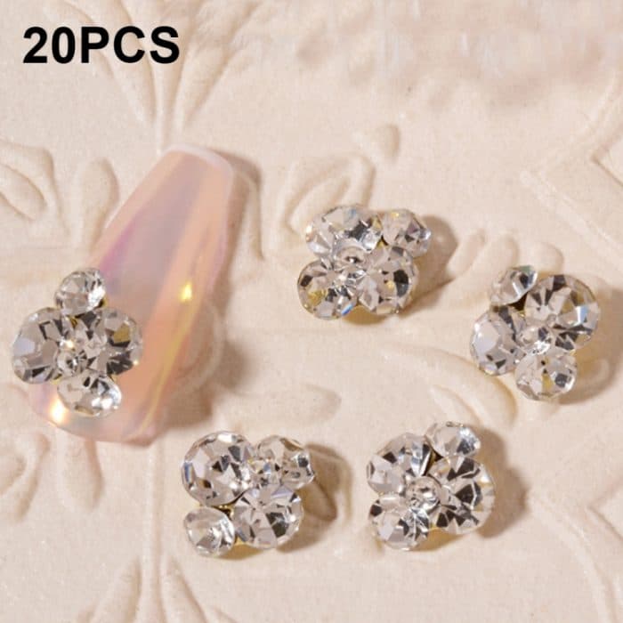20 Stück Nagelschmuck, gestapelte Diamant-Nagelaufkleber, Zubehör, H522, H523, H524, H525 – Bild 1