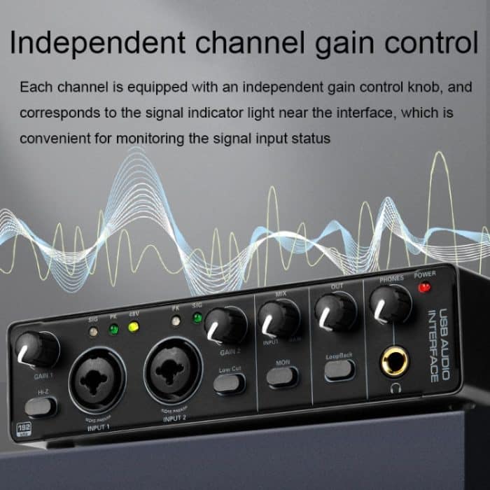 SK-1 USB-Computer Treiberloser Aufnahme-Soundkarten-Instrumenten-Arrangeur-Mixer – Bild 5