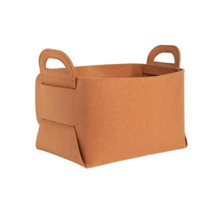 2 Stück faltbare Aufbewahrungskörbe aus Filz von Home Clutter, Large, Medium, Small