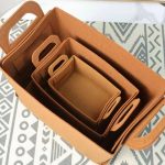 2 Stück faltbare Aufbewahrungskörbe aus Filz von Home Clutter, Large, Medium, Small – Bild 4