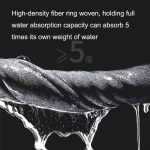 SUITU ST-9000 2 Stück doppeltes Wildleder-Auto-Reinigungstuch, trockenes Waschtuch, Größe:, 30x40cm, 40x40cm, 35x75cm – Bild 4