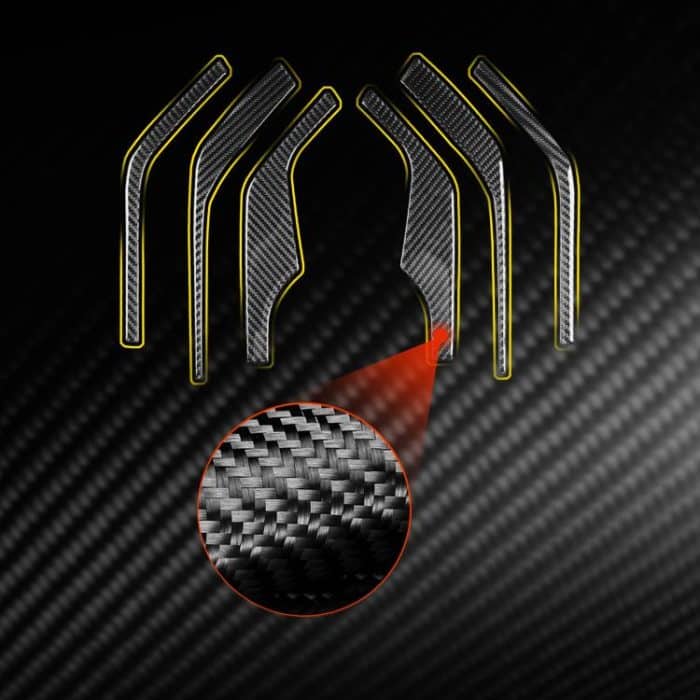 For Chevrolet Corvette C8 6pcs /Set Inner A-Pillar Speaker Sticker – Bild 5