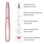 USB-Stecker, Aluminium-Nagelbohrmaschine, elektrisches Maniküre-Fräser-Set, Nail Drill Machine (Pink), Nail Drill Machine (Silver), Nail Drill Machine (Golden) – Bild 3