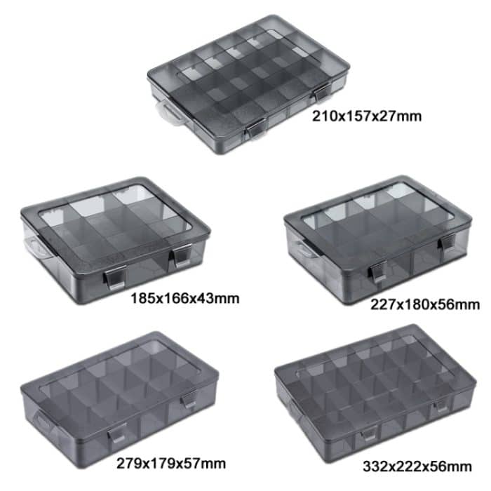 Sortierter Organizer für elektronische Teile mit mehreren Fächern, Spezifikationen:, 18 Grid, 9 Grid, 12 Grid, 15 Grid, 24 Grid – Bild 2