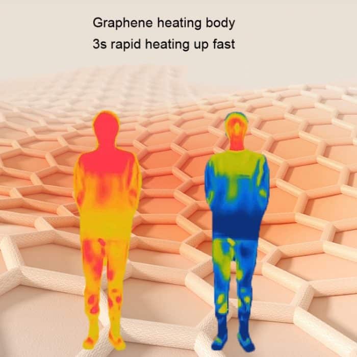 JSB-1 Graphen-Heizkissen, zeitgesteuerte Wasserwasch-Heizdecke, Größe:, 30x60cm, 40x76cm – Bild 6
