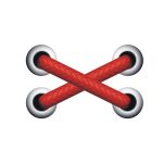 10 Stück Schnürsenkel-Autoaufkleber, Karosserie-Abdeckung, Kratzer-Patch-Aufkleber, Cross Red Shoelace, Cross Black Shoelace, Cross Pink Shoelace, Horizontal Red Shoelace, Horizontal Black Shoelace, Horizontal Pink Shoelace