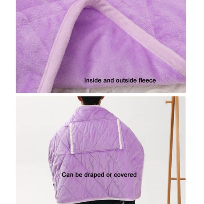 USB-Heizdecke, einzelne Kristall-Fleece-Winter-warme Heizdecke, Style 1 (Pink), Style 1 (Purple), Style 1 (Grey), Style 1 (Camel) – Bild 4