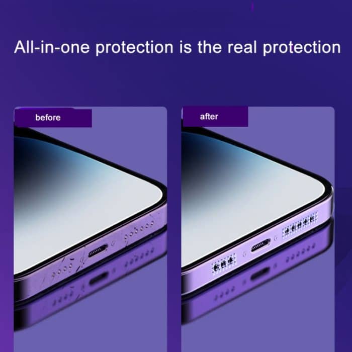 5 Sets weiches Hydrogel-Film-Lautsprecher-Staubnetz für iPhone 14, iPhone 13, iPhone 12-Serie, Spezifikationen:, 2pcs/set, 2pcs/set With Dust Plugs – Bild 6