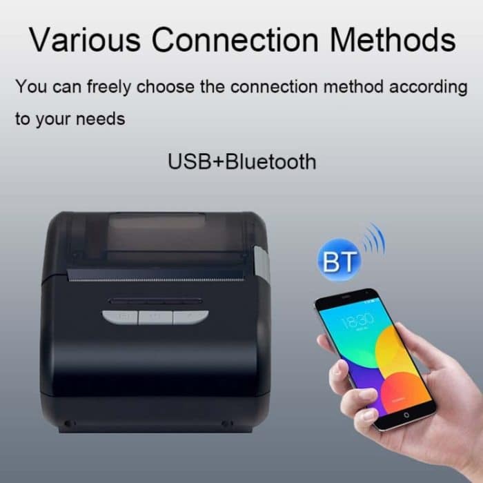 Xprinter 58 mm tragbarer Etikettendrucker, Thermo-Beleg-Handdrucker, XP-P210 – Bild 5