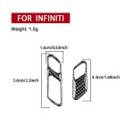 Für Infiniti G35/G37/G25/Q60 2 teile/satz Lenkrad Antwort Taste Aufkleber – Bild 3