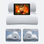 Auto-Nacken- und Lendenkissen, Handy-Tablet-Kissenhalterung, Pillow (White), Pillow (Rainbow) – Bild 2