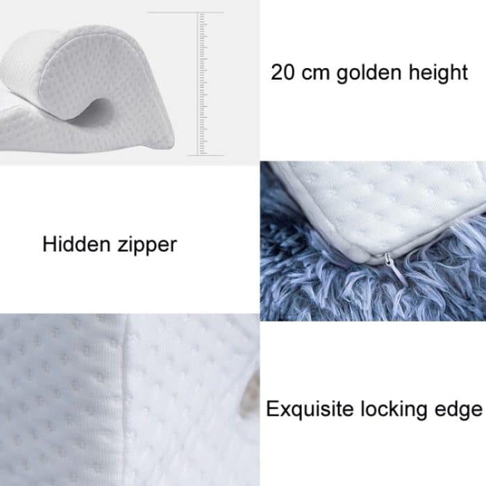 Auto-Nacken- und Lendenkissen, Handy-Tablet-Kissenhalterung, Pillow (White), Pillow (Rainbow) – Bild 4