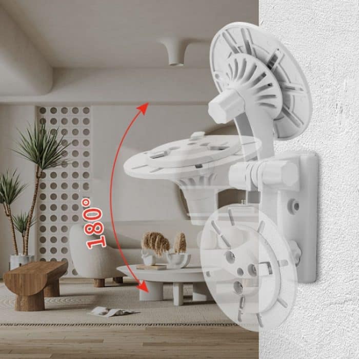 Stanzfreie Kunststoffhalterung für Schwenkkopf-Überwachungskameras – Bild 5