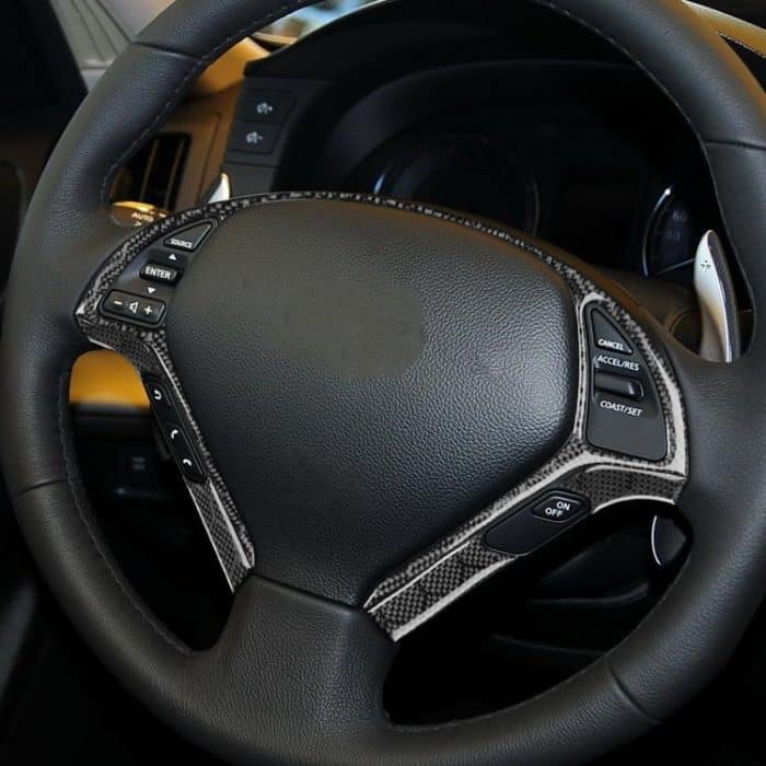 Für Infiniti G35/G37/G25/Q60 6 teile/satz Lenkrad Dekorative Abdeckung Trim Aufkleber – Bild 6