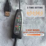 Controller-Version, einstellbare Temperatur, Timing, USB, elektrische Heizung, Schaldecke, Heizkissen, 76x150cm – Bild 4