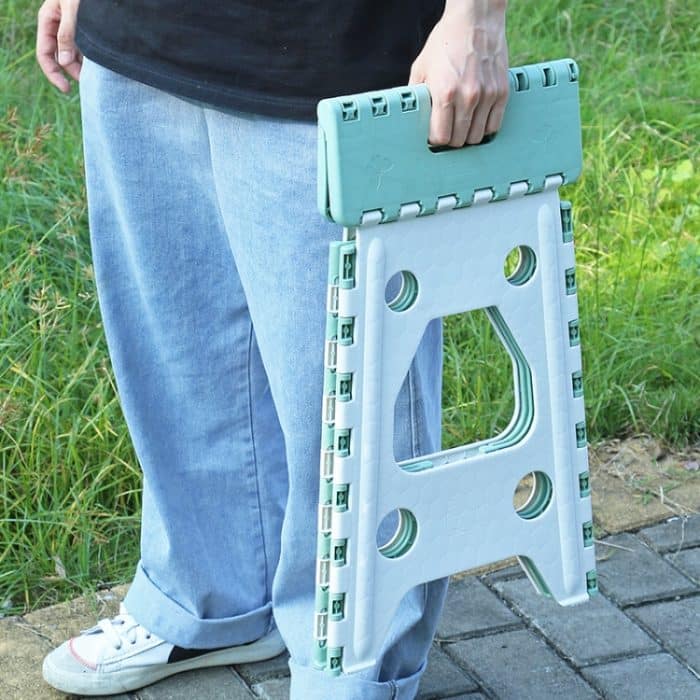 Praktischer, zusammenklappbarer, verdickter tragbarer Hocker für den Außenbereich, Violet Large – Bild 5