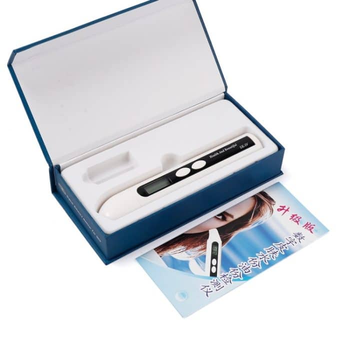 HS-018 LCD-Display Hautanalysator Hautfeuchtigkeitstester Hautöl-Testmessgerät, HS-018 – Bild 6