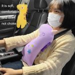 Auto-Sicherheitsgurt-Kissen, Schulterbezug, Cartoon-Versicherungsgürtel, Yellow, Purple, Green – Bild 5