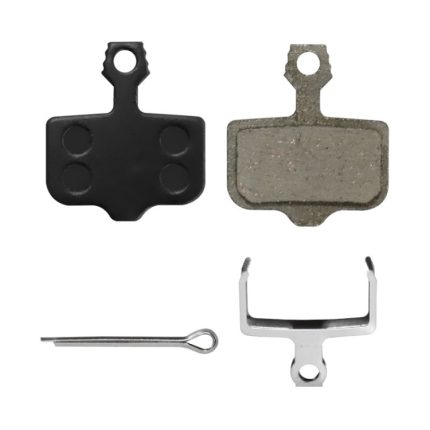 Halbmetall-Bremsbeläge aus Kunstharz für Mountainbikes, Black, Gold