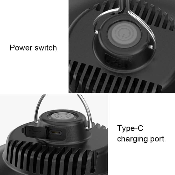 LY11 Retro Outdoor Camping Umgebungslicht Tragbares, wasserdichtes Zeltlicht, A, B – Bild 2