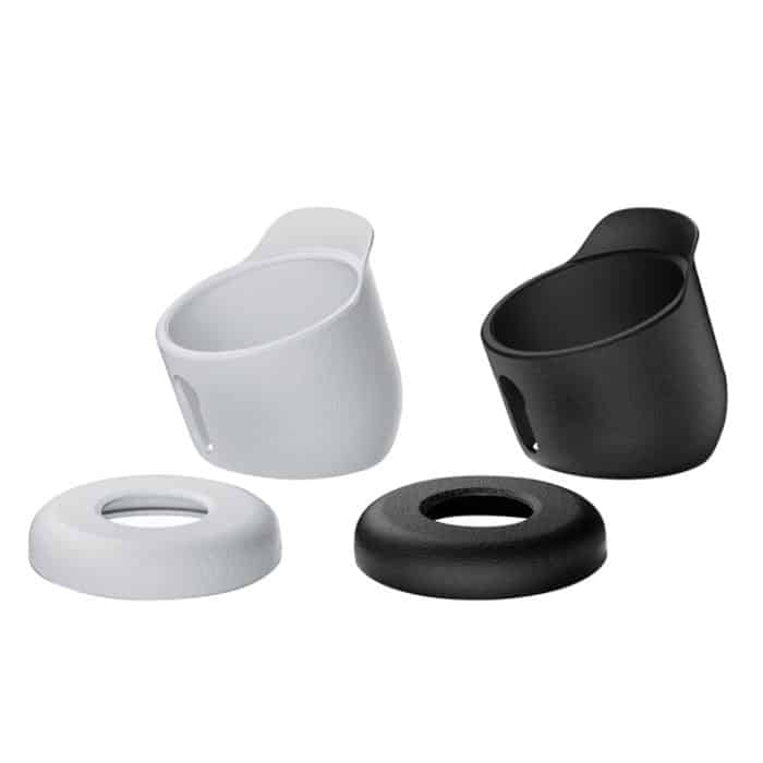 Für Google Nest Camera Outdoor Silikon wasserabweisende Schutzhülle, For Google Nest White, For Google Nest Black – Bild 2