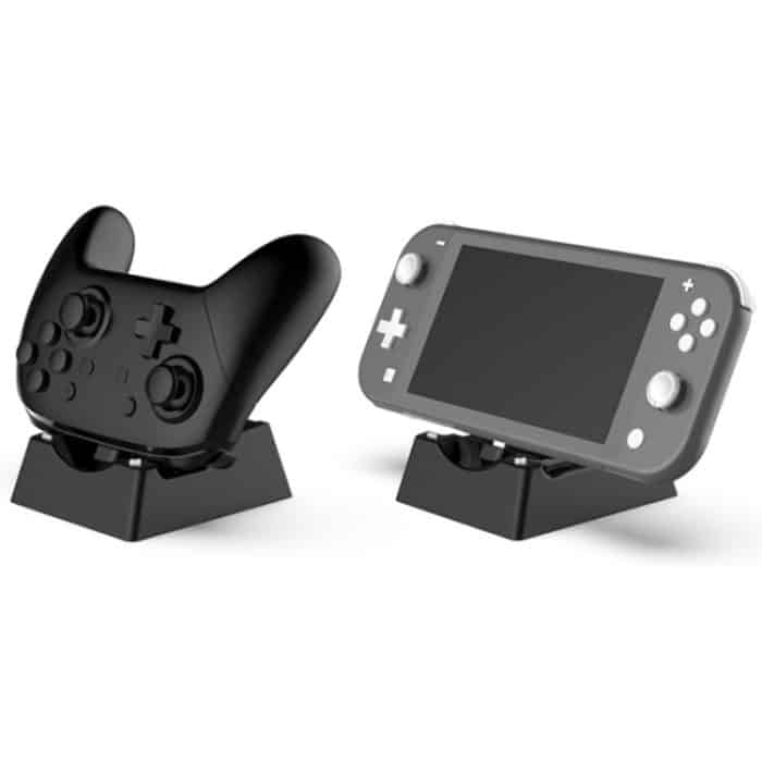 Spielkonsolen-Griffständer-Ladegerät für Nintendo Switch/Switch Oled/Switch Lite, DSS-100 White, DSS-100 Black – Bild 1