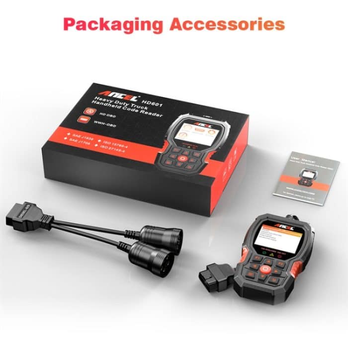 ANCEL HD601 24-V-Dieselmotor-Detektor für schwere LKW-Diagnosescanner – Bild 3