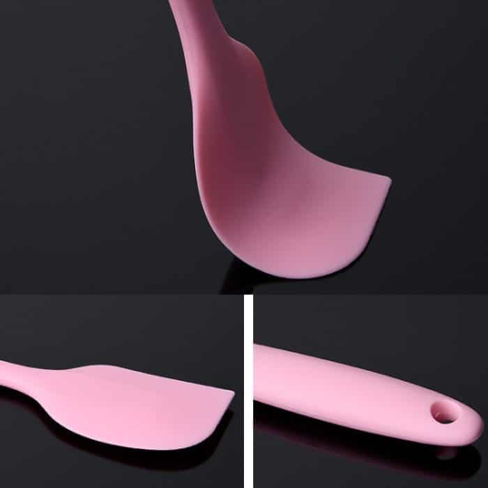 2 große integrierte Silikonschaber, Schokoladencreme-Rührmesser, Large Red, Large Pink, Large Yellow, Large Blue, Large Black, Large Green, Large Purple, Large Orange – Bild 5